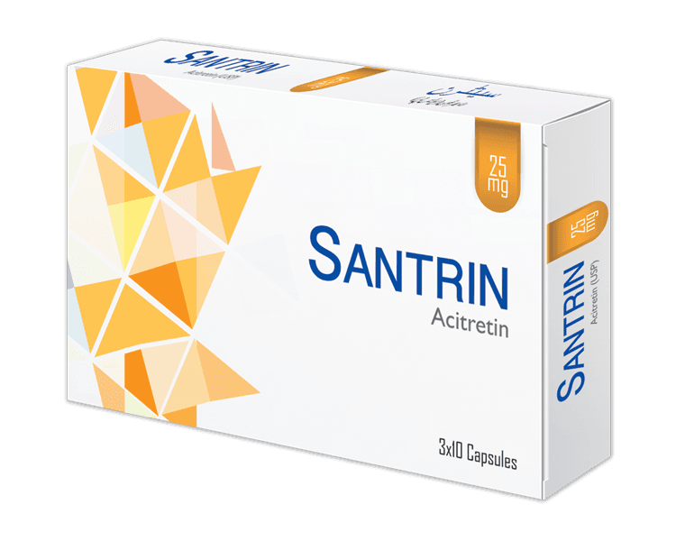 SANTRIN 25MG CAP — Front of Pack